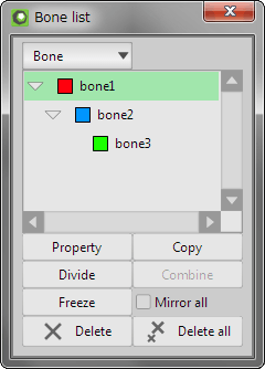 Bone list
